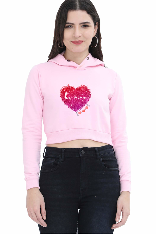 GIRLS CROP HOODIE